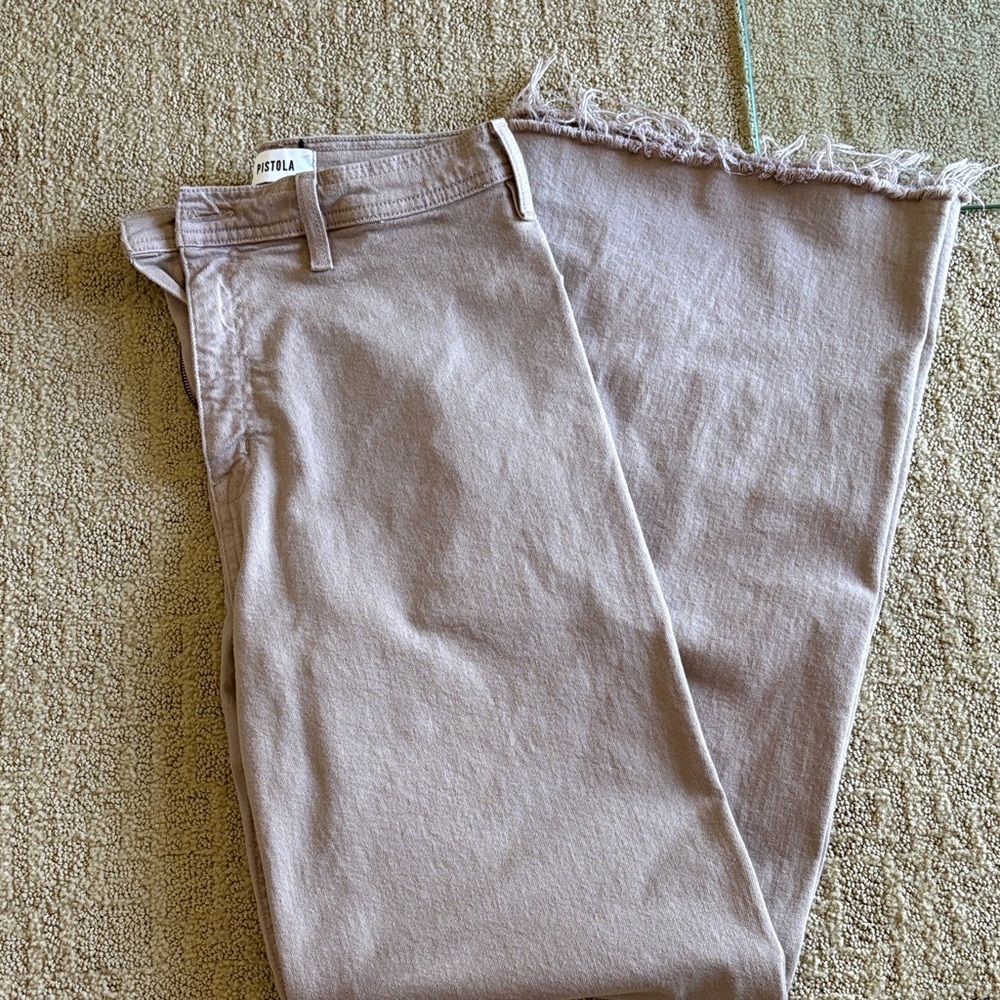 Pistola High Waisted Wide Leg Pant